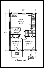 Plan de l'tage no 2