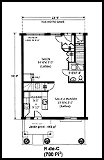 Plan du rez-de-chaussé