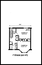 Plan de l'tage no 1